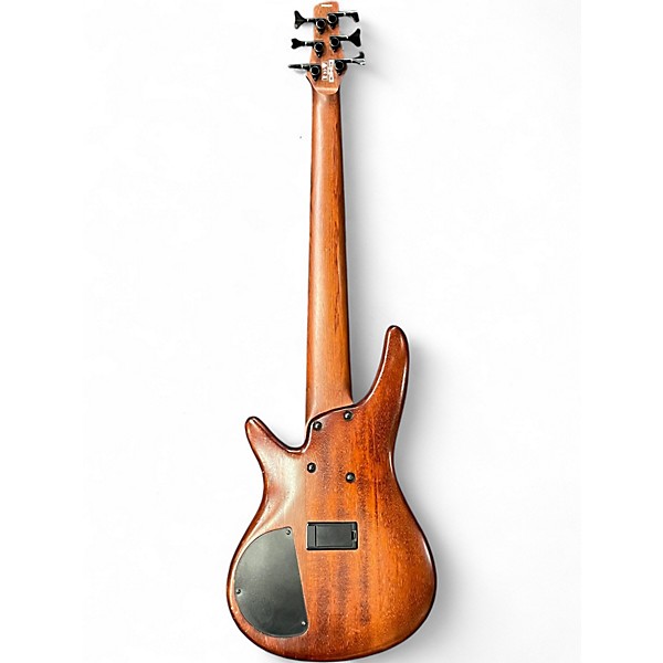 Used 2014 Ibanez SR506 6 String Tobacco Sunburst Electric Bass Guitar