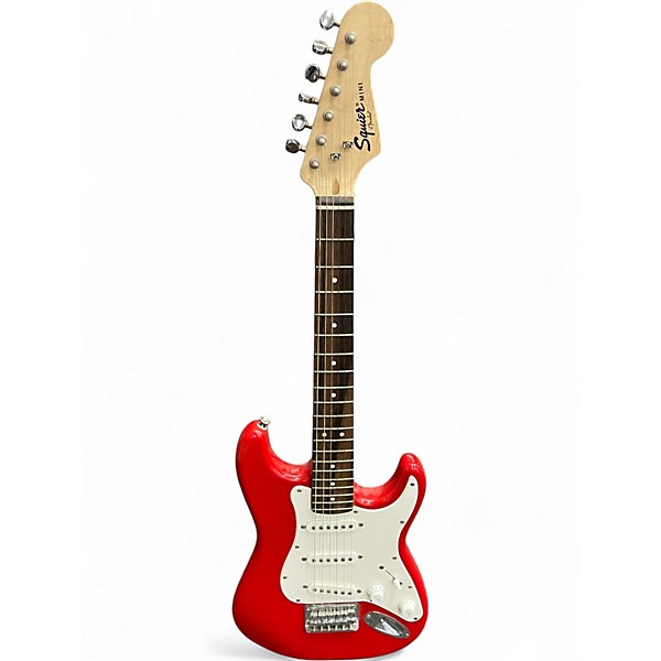 Used Squier Mini Affinity Stratocaster Red Electric Guitar