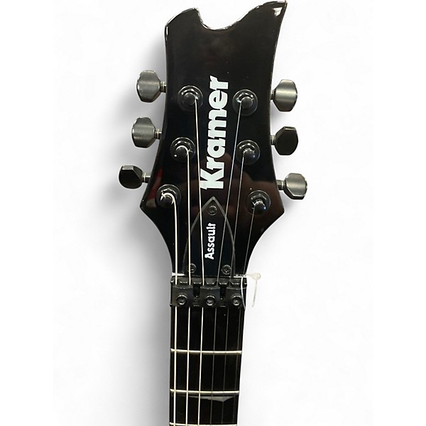 Used Kramer Assault White Solid Body Electric Guitar