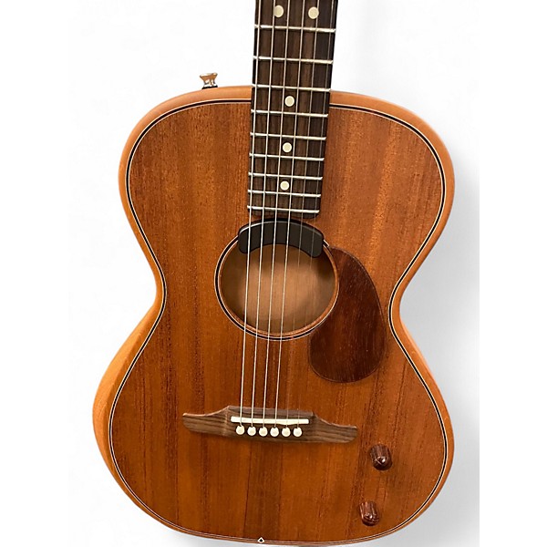 Used Fender highway newporter Natural Acoustic Electric Guitar