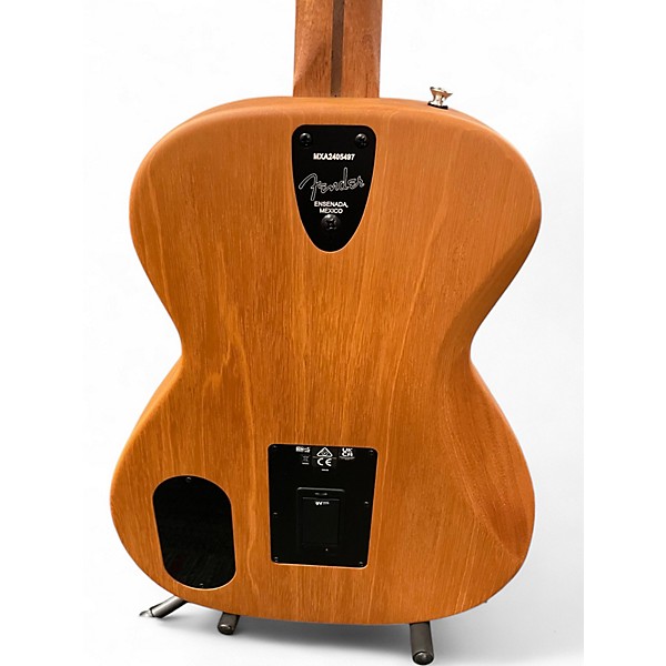 Used Fender highway newporter Natural Acoustic Electric Guitar