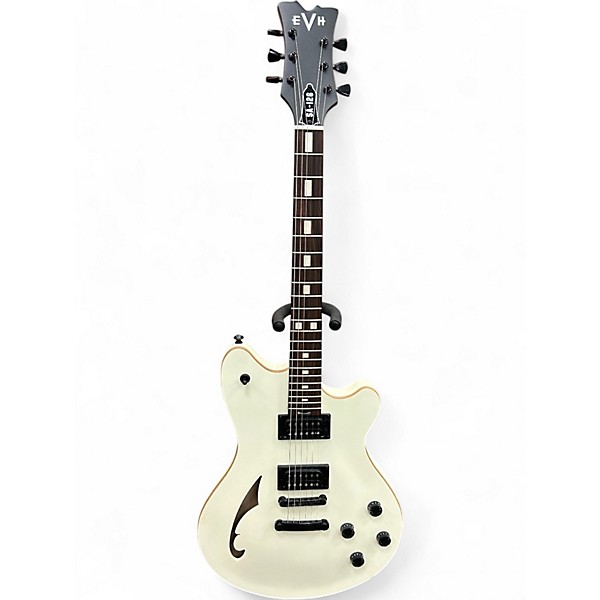 Used EVH Wolfgang White Hollow Body Electric Guitar