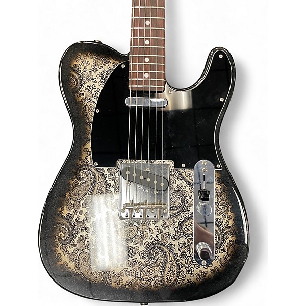 Used Tokai AT132BP Paisley Telecaster Black Paisley Solid Body Electric Guitar
