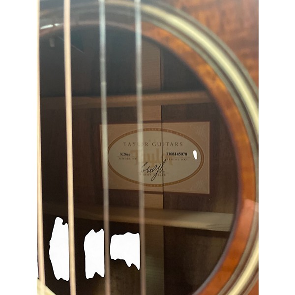 Used Taylor K26CE 2 Tone Sunburst Acoustic Electric Guitar