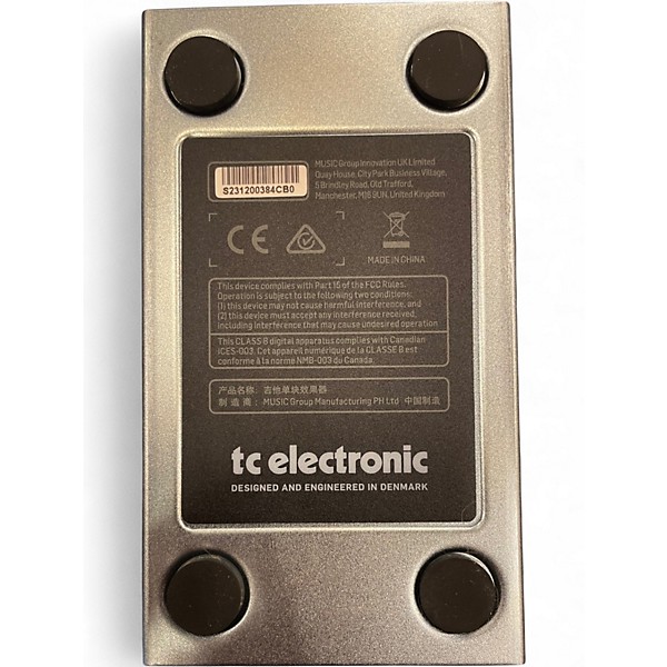 Used TC Electronic Thunderstorm Flanger Effect Pedal