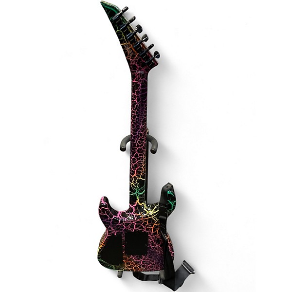 Used Jackson SPARKLE CRACKLE PRO BLACK SPARKLE Solid Body Electric Guitar