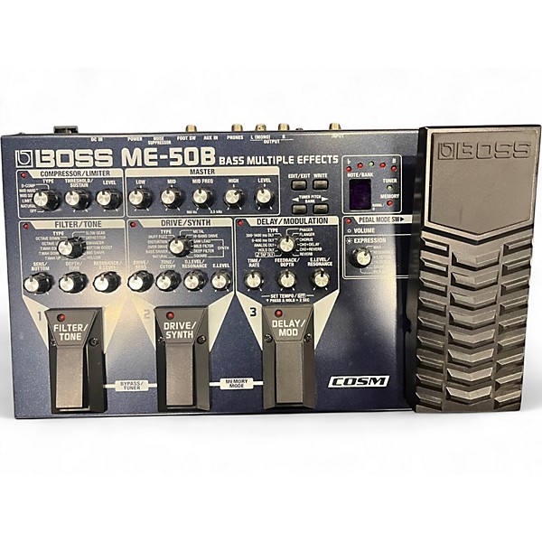 Used BOSS ME50B Bass Multi Bass Effect Pedal
