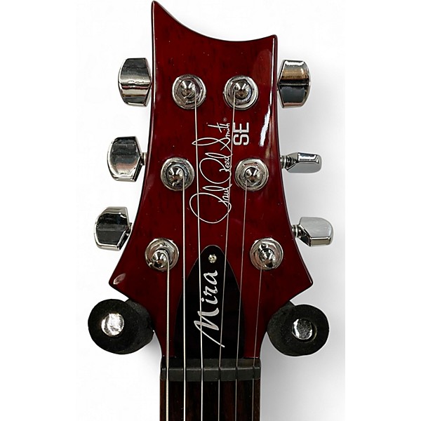 Used PRS Mira SE Burgundy Solid Body Electric Guitar