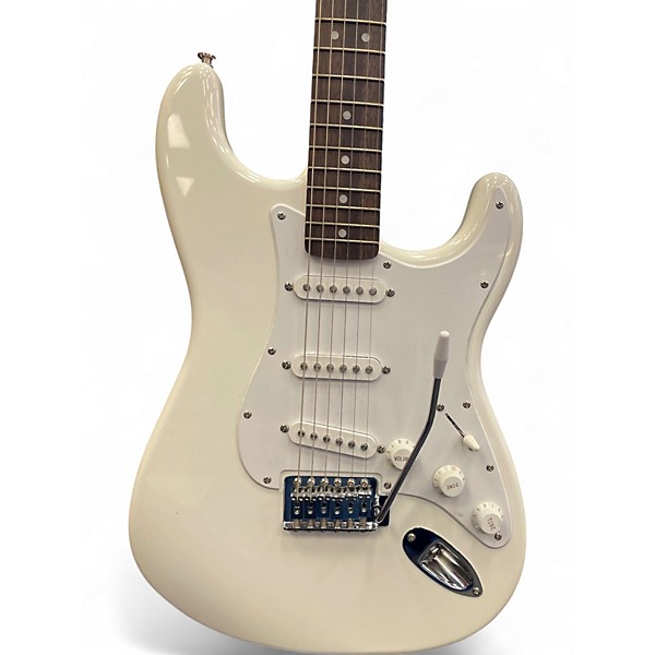 Used Squier Sonic Stratocaster Arctic White Solid Body Electric Guitar