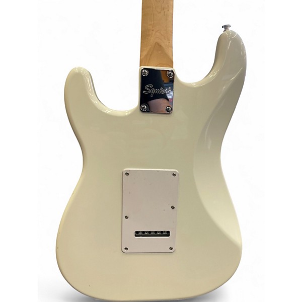 Used Squier Sonic Stratocaster Arctic White Solid Body Electric Guitar