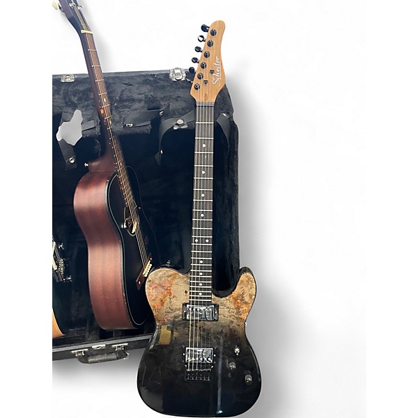 Used Schecter Guitar Research Diamond Series PT BURL MAPLE Solid Body Electric Guitar