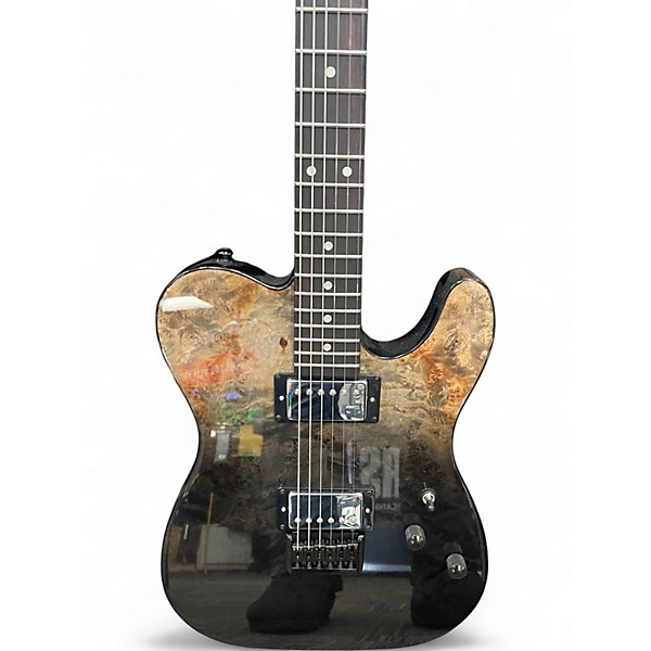 Used Schecter Guitar Research Diamond Series PT BURL MAPLE Solid Body Electric Guitar