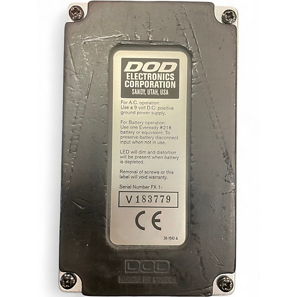 Used DOD FX 66 Flashback Fuzz Effect Pedal