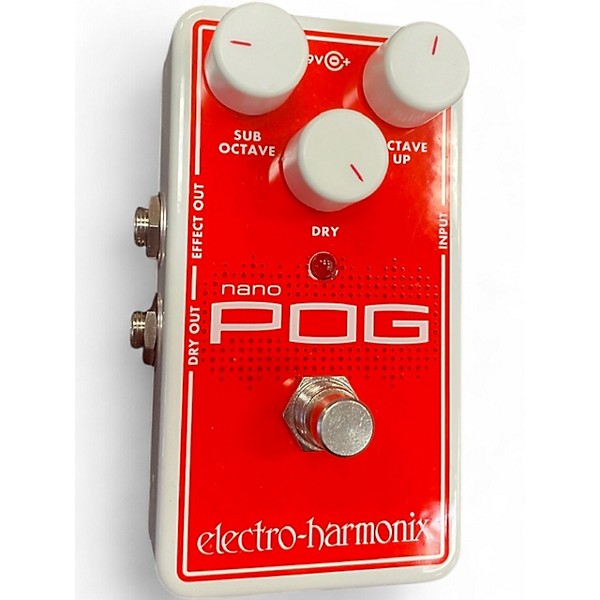 Used Electro-Harmonix Nano POG Polyphonic Octave Generator Effect Pedal