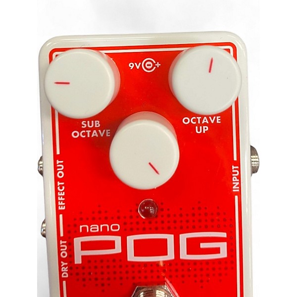 Used Electro-Harmonix Nano POG Polyphonic Octave Generator Effect Pedal