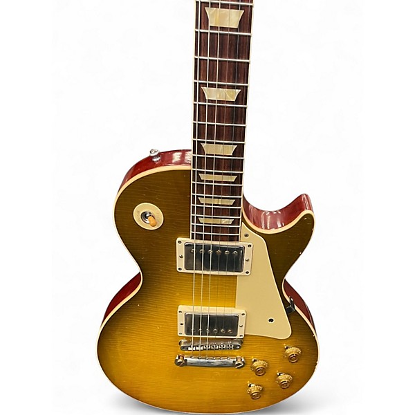 Used Gibson Custom Shop '58 LP Standard Green Lemon Solid Body Electric Guitar