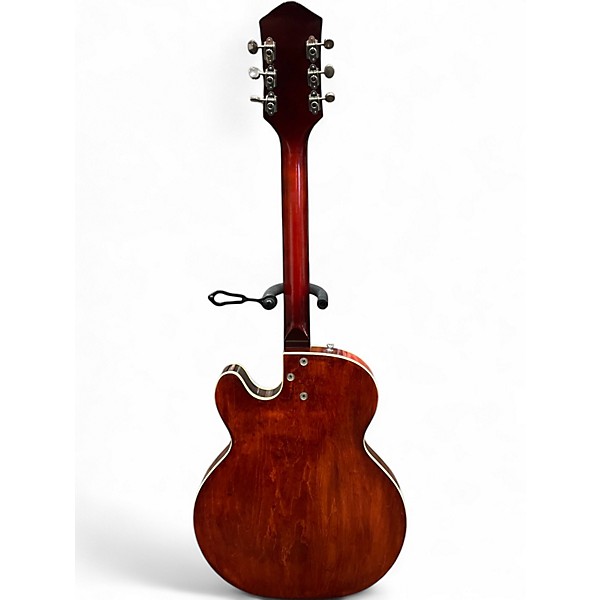 Vintage 1960s Silvertone H1454 REDBURST Hollow Body Electric Guitar
