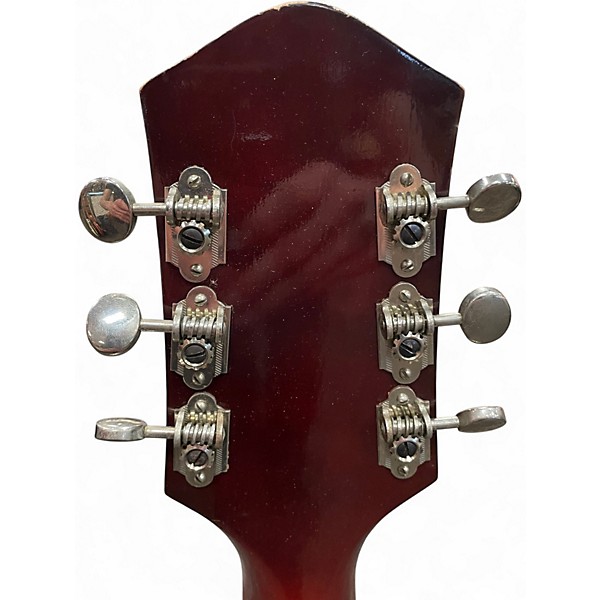 Vintage 1960s Silvertone H1454 REDBURST Hollow Body Electric Guitar