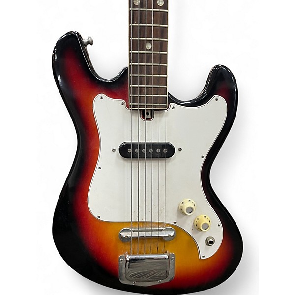 Vintage 1960s Tele-star 1 Pickup Sunburst Solid Body Electric Guitar