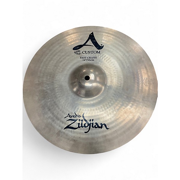 Used Zildjian 14in A Custom Fast Crash Cymbal
