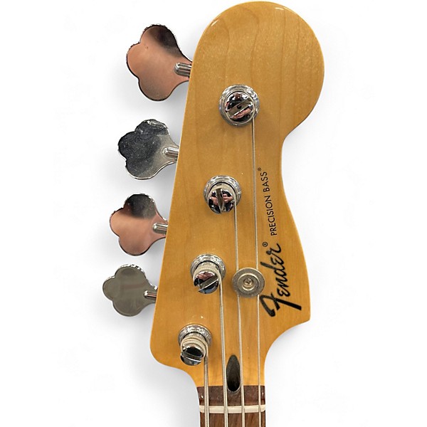 Used Fender Standard Precision Bass 2 Color Sunburst Electric Bass Guitar