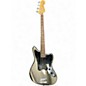 Used Squier AFFINITY JAGUAR CHARCOAL FROST METALLIC Electric Bass Guitar thumbnail