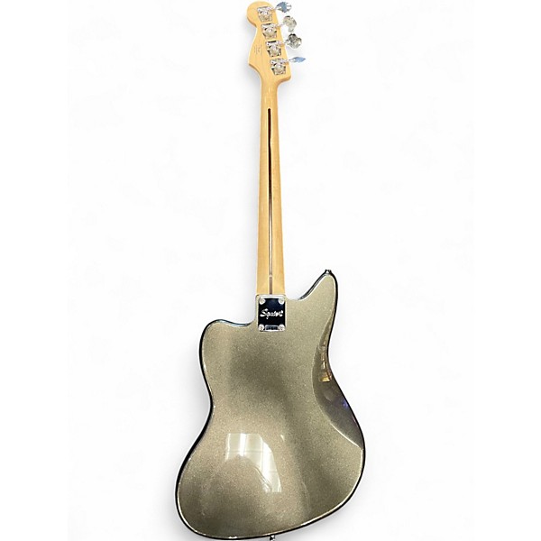 Used Squier AFFINITY JAGUAR CHARCOAL FROST METALLIC Electric Bass Guitar