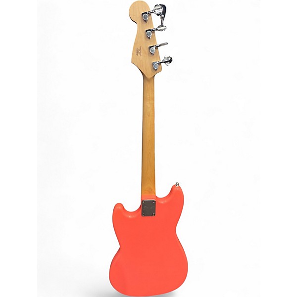 Used 2023 Squier SONIC Bronco TAHITIAN CORAL Electric Bass Guitar