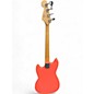 Used 2023 Squier SONIC Bronco TAHITIAN CORAL Electric Bass Guitar