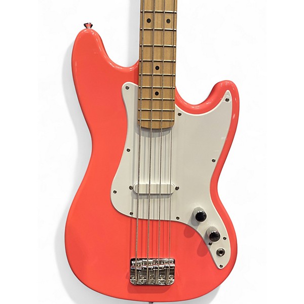 Used 2023 Squier SONIC Bronco TAHITIAN CORAL Electric Bass Guitar