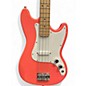 Used 2023 Squier SONIC Bronco TAHITIAN CORAL Electric Bass Guitar