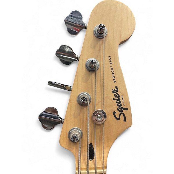 Used 2023 Squier SONIC Bronco TAHITIAN CORAL Electric Bass Guitar