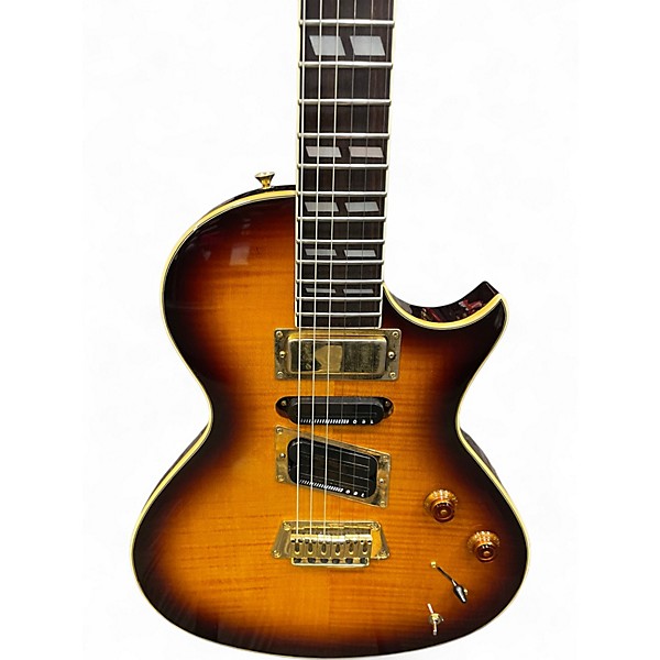 Used Epiphone Nighthawk Custom Reissue 3 Color Sunburst Solid Body Electric Guitar