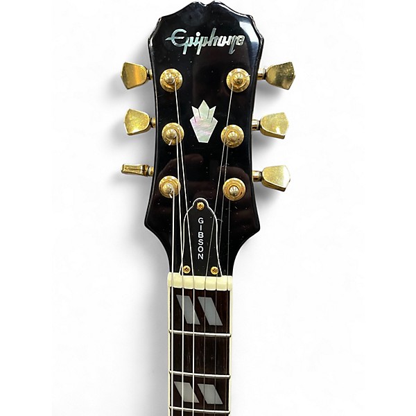 Used Epiphone Nighthawk Custom Reissue 3 Color Sunburst Solid Body Electric Guitar
