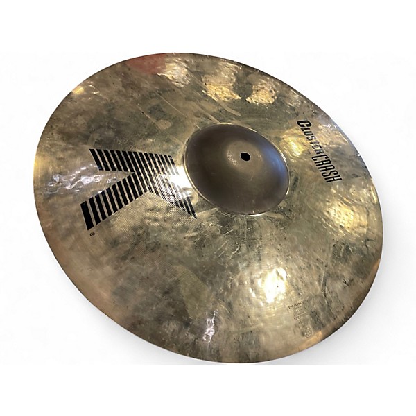 Used Zildjian 18in K Cluster Crash Brilliant Cymbal