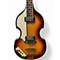 Used Hofner 500/1 Contemporary Left Handed Sunburst Electric Bass Guitar
