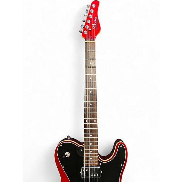 Used Schecter Guitar Research PT Fastback IIB Metallic Red Solid Body Electric Guitar