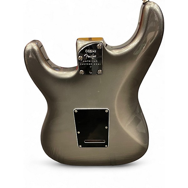 Used Fender American Professional II Stratocaster Inca Silver Solid Body Electric Guitar