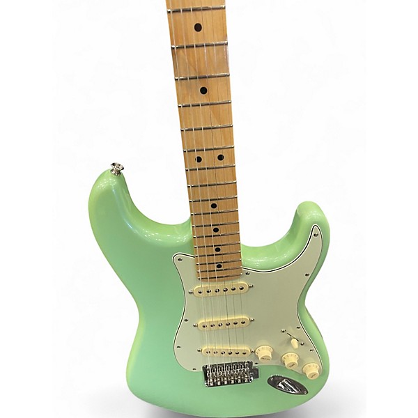 Used Fender Player Stratocaster Surf Green Solid Body Electric Guitar