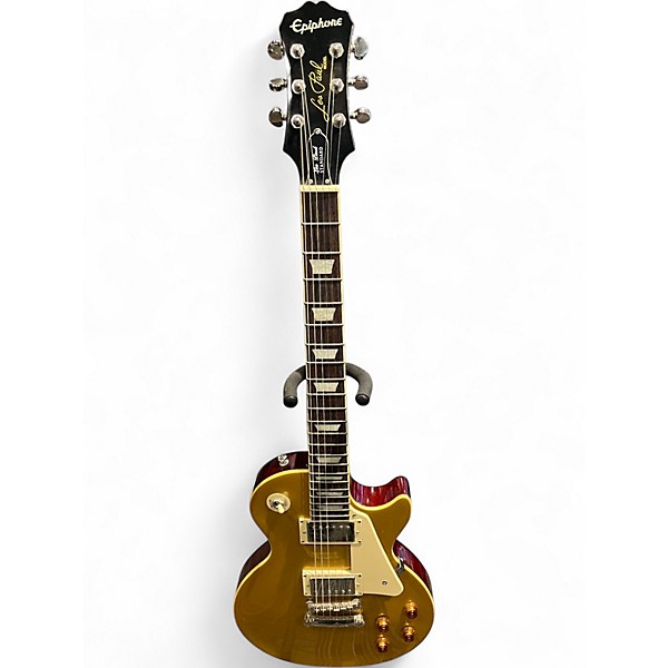 Used Epiphone Les Paul Standard Gold Top Solid Body Electric Guitar
