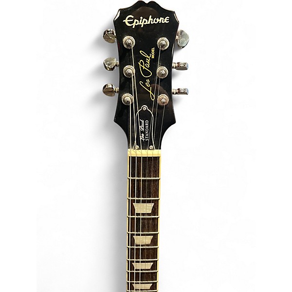 Used Epiphone Les Paul Standard Gold Top Solid Body Electric Guitar