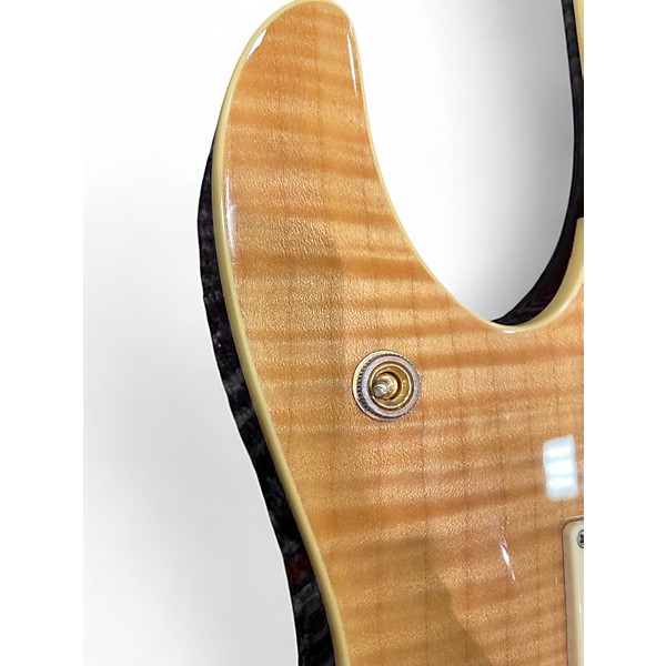 Used Schecter Guitar Research C/SH-1 DIAMOND SERIES Amber Hollow Body Electric Guitar