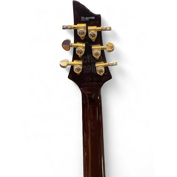 Used Schecter Guitar Research C/SH-1 DIAMOND SERIES Amber Hollow Body Electric Guitar