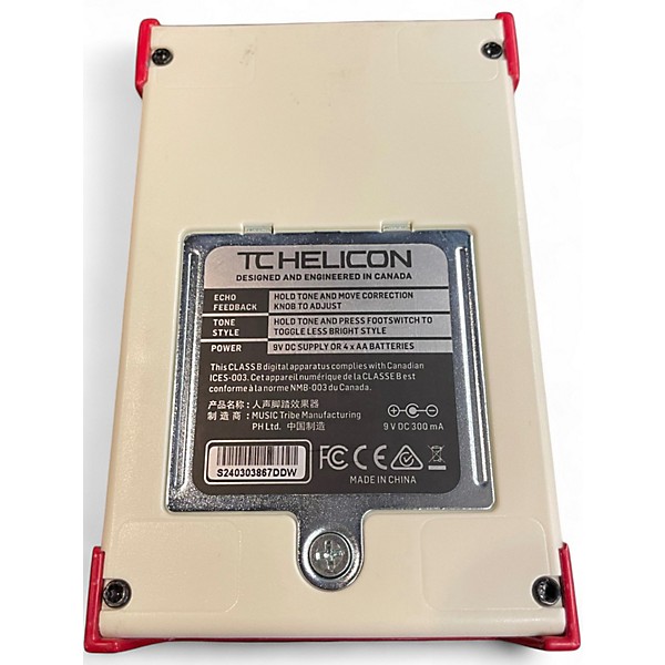 Used TC Helicon VoiceTone Mic Mechanic Vocal Processor