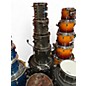 Used Pearl 8 Piece Reference Series MATTE BLACK Drum Kit