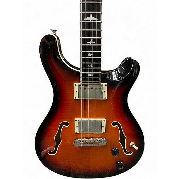 Used PRS SE Hollowbody Standard Tobacco Sunburst Hollow Body Electric Guitar