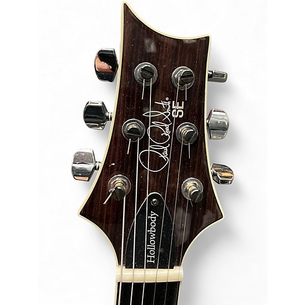 Used PRS SE Hollowbody Standard Tobacco Sunburst Hollow Body Electric Guitar