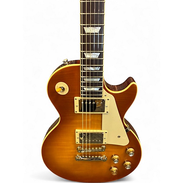 Used 2025 Epiphone 1960 Les Paul Inspired by Gibson Standard Reissue Iced Tea Burst Solid Body Electric Guitar