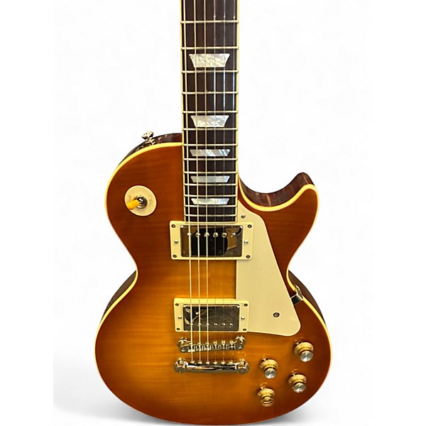 Used 2025 Epiphone 1960 Les Paul Inspired by Gibson Standard Reissue Iced Tea Burst Solid Body Electric Guitar