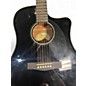 Used Fender CD60SCE Black Acoustic Guitar
